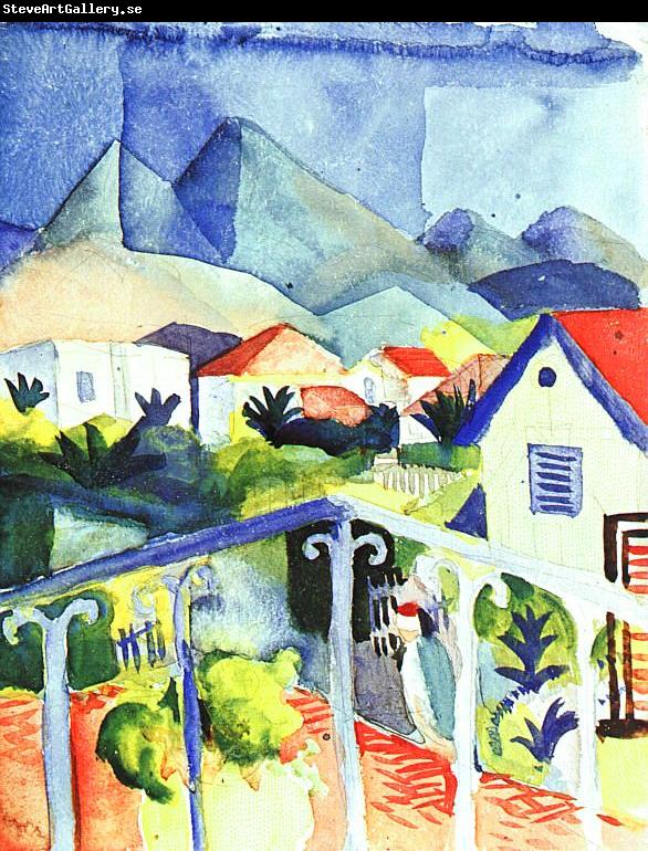 August Macke St.Germain near Tunis